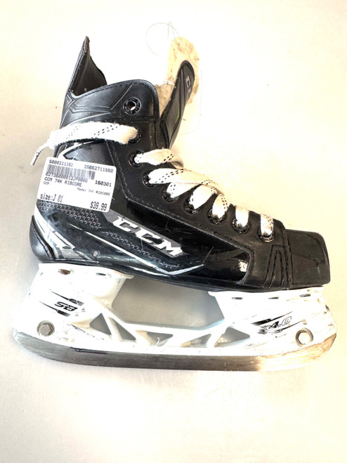 Vist Large View of Product Image Which is Used CCM 74K RIBCORE Junior Hockey Skate Junior 01