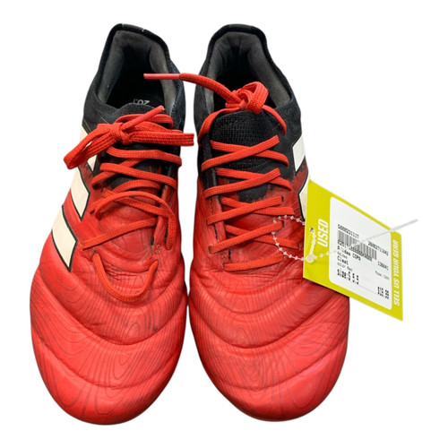 Vist Large View of Product Image Which is Used Adidas COPA Soccer Cleats Red Senior 5.5
