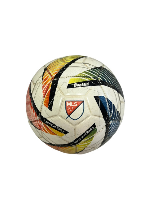 Vist Large View of Product Image Which is Used Franklin MLS Size 4 Soccer Ball