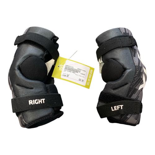 Vist Large View of Product Image Which is Used STX ELBOW PADS Lacrosse Arm Pads/Guards Black SM