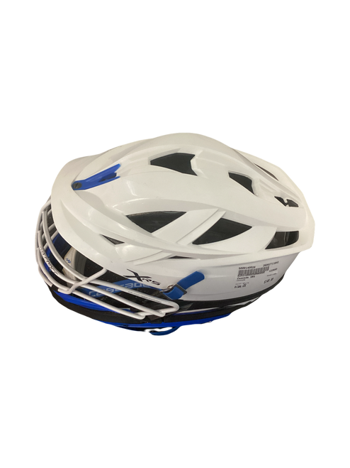 Vist Large View of Product Image Which is Used Cascade XRS Lacrosse Helmet White One Size
