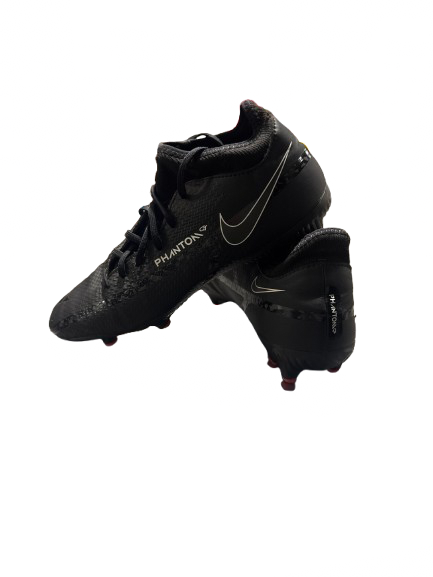 Vist Large View of Product Image Which is Used Nike Soccer Cleats Black And White Senior 7