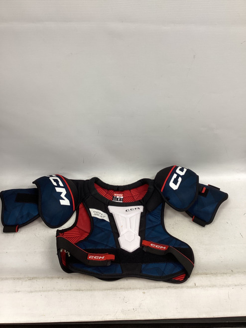 Vist Large View of Product Image Which is Used CCM NEXT Junior Shoulder Pads LG
