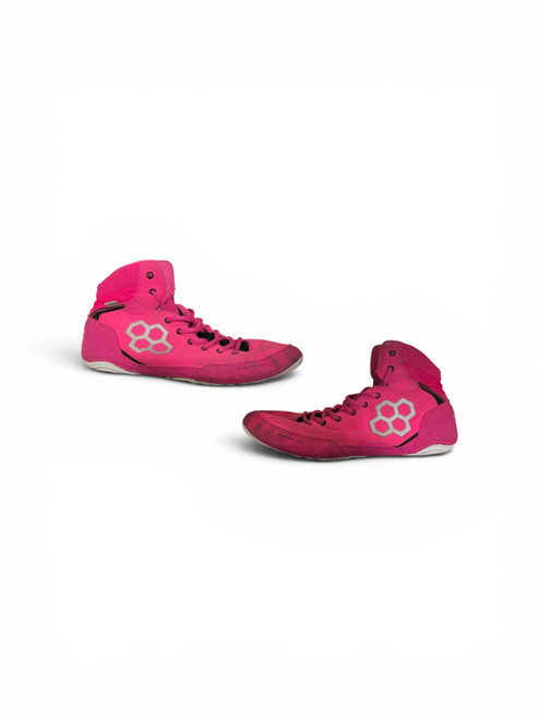 Vist Large View of Product Image Which is Used Rudis Wrestling Shoes Pink Senior 15