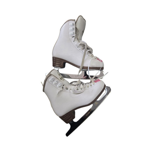 Vist Large View of Product Image Which is Used Jackson EXCEL SKATES 2 Girls Figure Skate White Junior 02