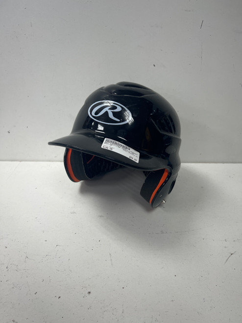 Vist Large View of Product Image Which is Used Rawlings COOLFLO OS Batting Helmet No Mask Black One Size