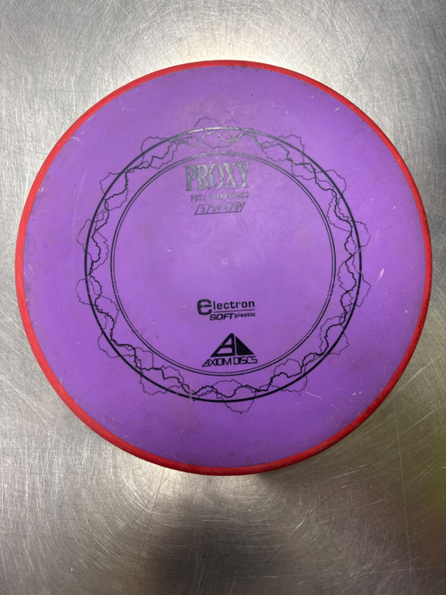 Vist Large View of Product Image Which is Used Axiom ELECTRON PROXY Disc Golf Putter Purple
