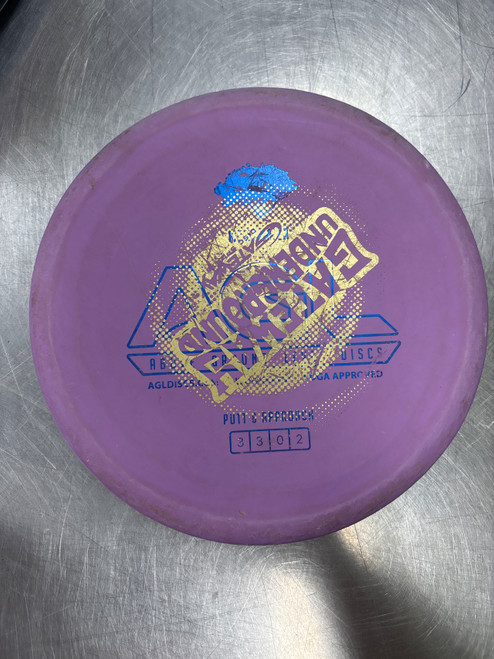 Vist Large View of Product Image Which is Used AGL MAGNOLIA Disc Golf Putter Purple