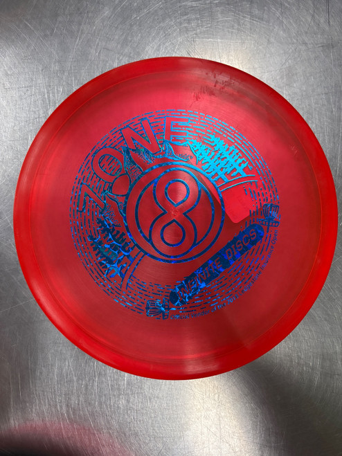 Vist Large View of Product Image Which is Used Discraft Z ZONE Disc Golf Putter Red