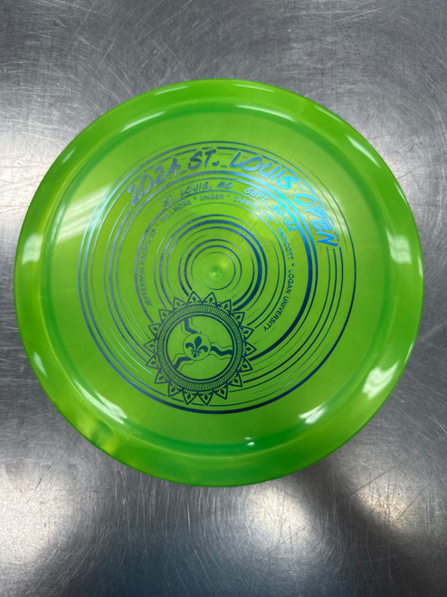 Vist Large View of Product Image Which is Used Streamline PLASMA TRACE Disc Golf Driver Green