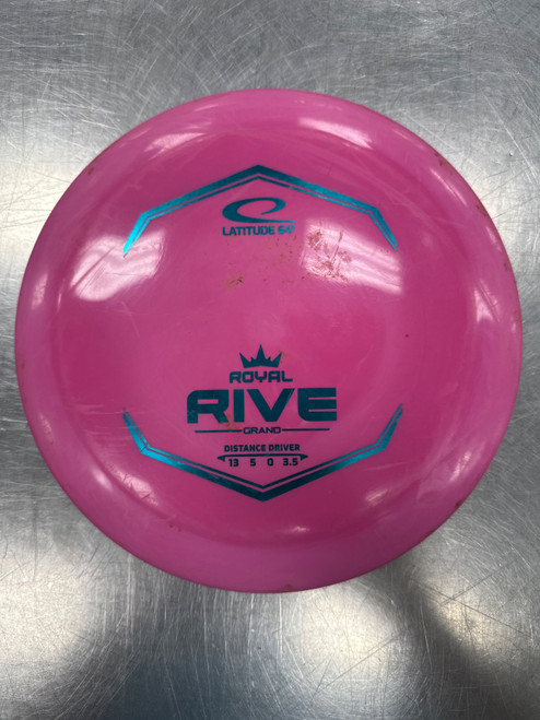 Vist Large View of Product Image Which is Used Latitude 64 ROYAL RIVE Disc Golf Driver Pink