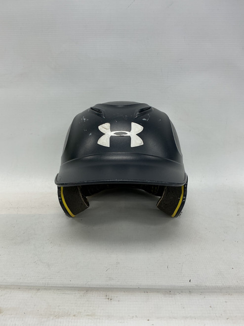 Vist Large View of Product Image Which is Used Under Armour UA BB/SB HELMET Batting Helmet No Mask Navy Blue SM