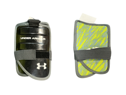 Vist Large View of Product Image Which is Used Under Armour BICEP PAD Lacrosse Arm Pads/Guards Black LG