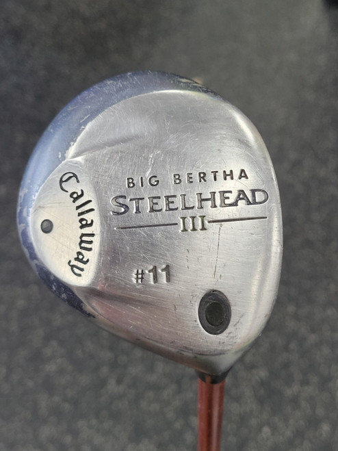 Vist Large View of Product Image Which is Used Callaway BIG BERTHA STEEL HEAD III Mens Fairway Wood RH 11 Wood