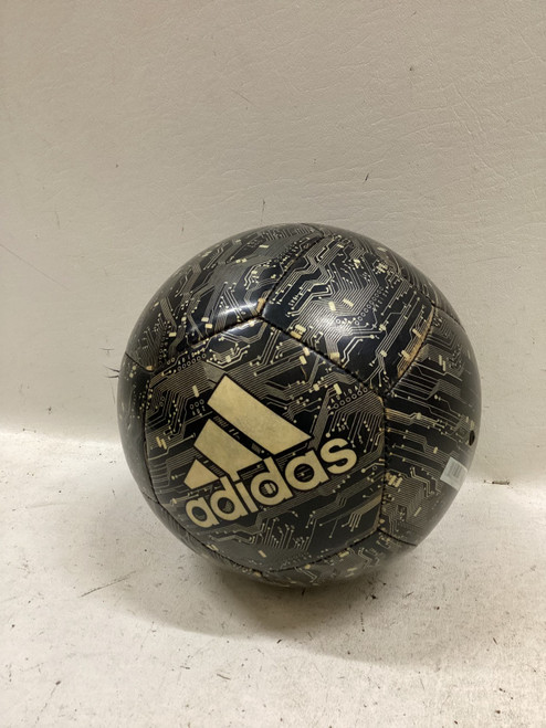 Vist Large View of Product Image Which is Used Adidas 3 All Size Soccer Ball Black And Gold 3