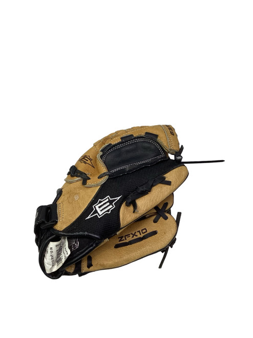 Vist Large View of Product Image Which is Used Easton Z FLEX BB/SB Glove RH Throw Tan 10"