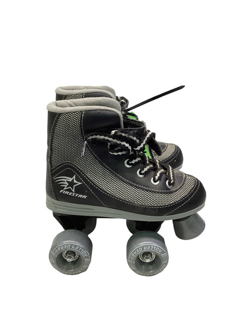 Vist Large View of Product Image Which is Used RollerDerby FIRESTAR Junior Roller Quad Skates Black Junior 01