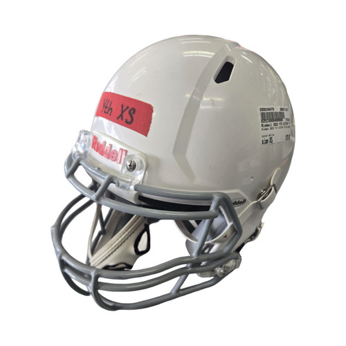 Vist Large View of Product Image Which is Used Riddell 2023 YTH VICTOR YTH XS HELMET FB Helmet White XS