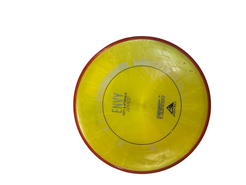 Vist Large View of Product Image Which is Used Axiom PRISM PLASMA ENVY Disc Golf Putter Yellow 176g