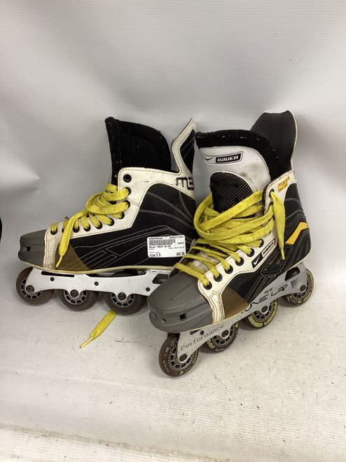 Vist Large View of Product Image Which is Used Bauer MEGA 50-90 Roller Hockey Skates Grey Senior 6
