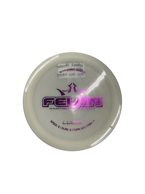 Vist Large View of Product Image Which is Used Dynamic Discs DYNAMIC DISCS FELON LUCID DRIVER Disc Golf Driver White