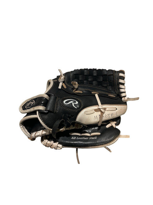 Vist Large View of Product Image Which is Used Rawlings HIGHLIGHT BB/SB Glove RH Throw Black 12"