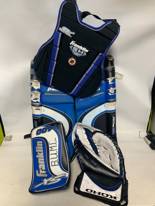 Vist Large View of Product Image Which is Used Franklin KNEE HOCKEY GOALIE SET Other Goalie