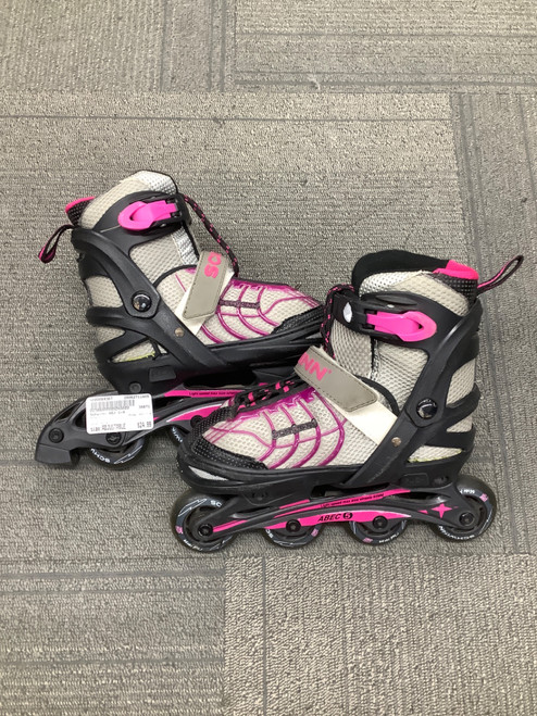 Vist Large View of Product Image Which is Used Schwinn ADJ 1-4 Junior Rec Fitness Skates Pink Adjustable