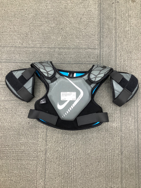 Vist Large View of Product Image Which is Used Nike VAPOR Lacrosse Shoulder Pads Black SM