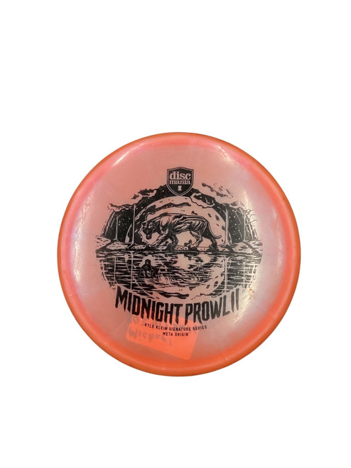 Vist Large View of Product Image Which is Used Discmania MIDNIGHT PROWL II KYLE KLEIN Disc Golf Mid Range Orange