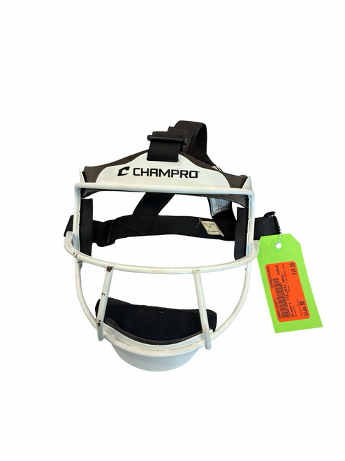 Vist Large View of Product Image Which is Used Champro FIELDERS MASK BB/SB Fielders Mask White MD