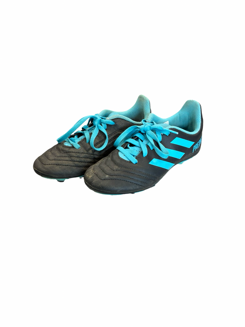 Vist Large View of Product Image Which is Used Adidas Soccer Cleats Royal Blue Junior 01