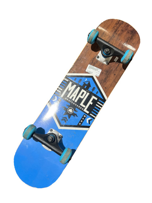 Vist Large View of Product Image Which is Used MAPLE Complete Skateboard Royal Blue Regular