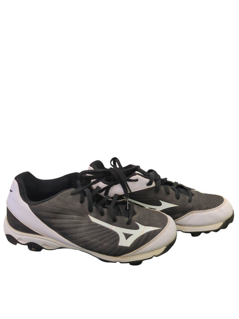Vist Large View of Product Image Which is Used Mizuno SOFTBALL BB/SB Cleats Black And White Senior 8