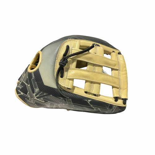 Vist Large View of Product Image Which is Used Rawlings REV 1X BB/SB Glove RH Throw Grey 12 3/4"