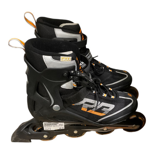 Vist Large View of Product Image Which is Used Rollerblade RB SZ 9 ZETRA Senior Rec Fitness Skates Black Senior 9