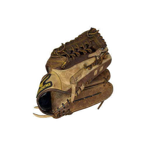 Vist Large View of Product Image Which is Used Mizuno GCP 79S BB/SB Glove RH Throw Brown 12 3/4"