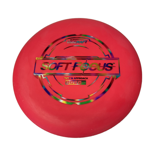 Vist Large View of Product Image Which is Used Discraft SOFT FOCUS PUTTER Disc Golf Putter Red