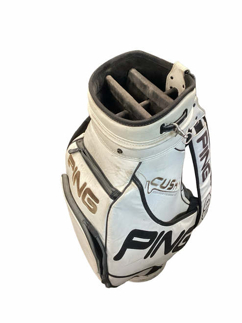 Vist Large View of Product Image Which is Used Ping LST CART BAG Mens Cart Bag White