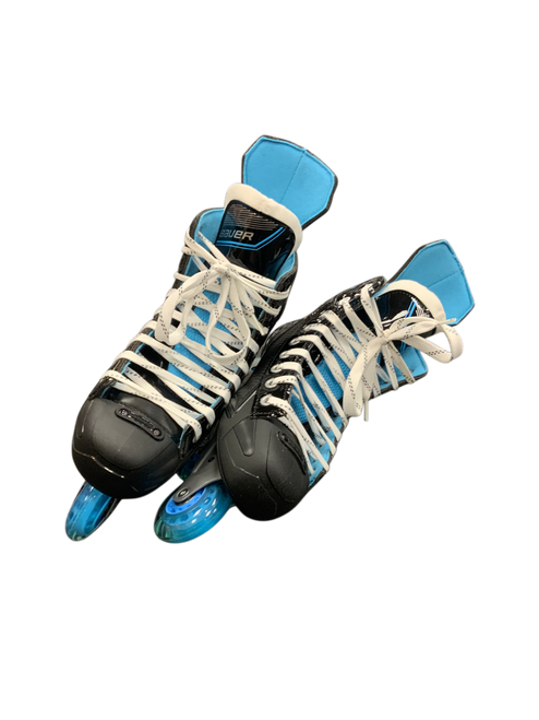 Vist Large View of Product Image Which is Used Bauer RSX Senior Rec Fitness Skates Black Senior 8