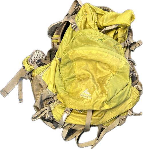 Vist Large View of Product Image Which is Used Gregory JADE 50 Internal Frame Backpack Yellow