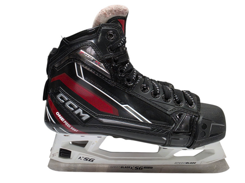 Vist Large View of Product Image Which is Used CCM EFLEX 6.9 Intermediate Goalie Skates Size 6 Regular