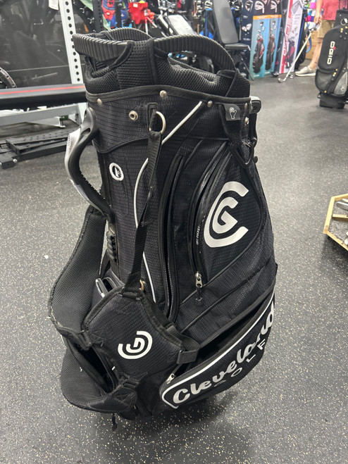 Vist Large View of Product Image Which is Used Cleveland STAND BAG Mens Stand Bag Black