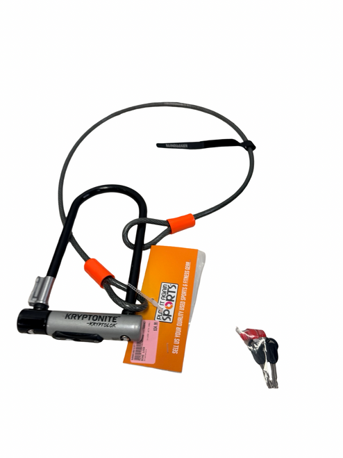 Vist Large View of Product Image Which is Used Kryptonite Kryptolok U-LOCK WITH CABLE & Keys