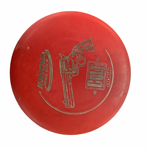 Vist Large View of Product Image Which is Used Innova COLT Disc Golf Putter Red