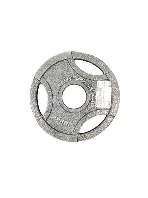 Vist Large View of Product Image Which is Used Fitness Gear Olympic Plate (Each) 5 lb