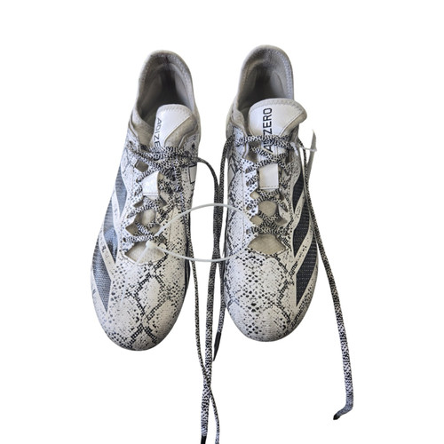 Vist Large View of Product Image Which is Used Adidas ADIZERO CLEATS SZ 11.5 Adult FB Cleats White Senior 11.5