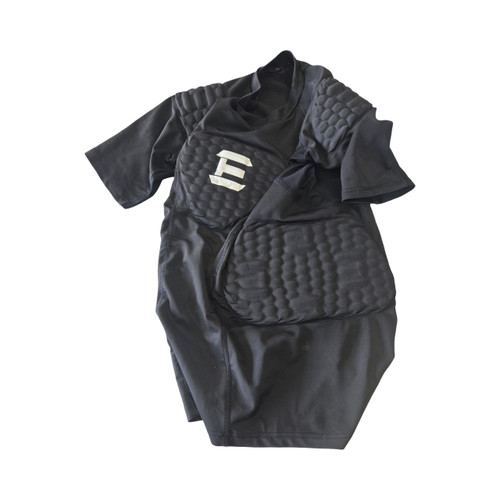 Vist Large View of Product Image Which is Used ELITE TECH PADDED SHIRT ADLT MD FB Top Adult Black MD