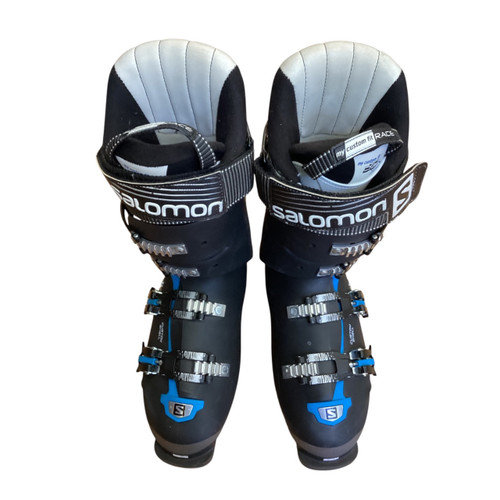 Vist Large View of Product Image Which is Used Salomon X PRO 120 Mens DH Ski Boot Royal Blue 285 MP - M10.5 - W11.5