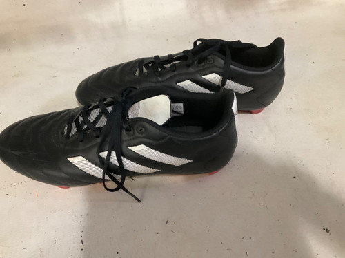 Vist Large View of Product Image Which is Used Adidas Soccer Cleats Black Senior 10